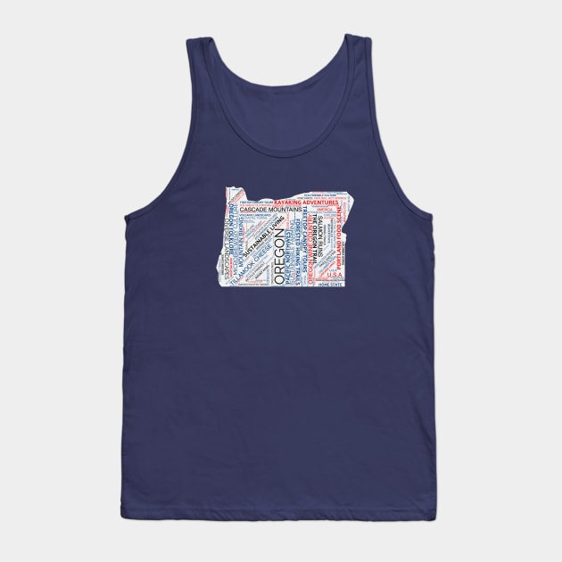 Oregon Trails Tank Top by Place Heritages